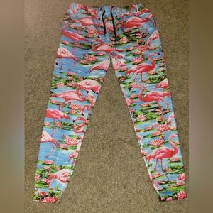 XL men's Flamingo joggers